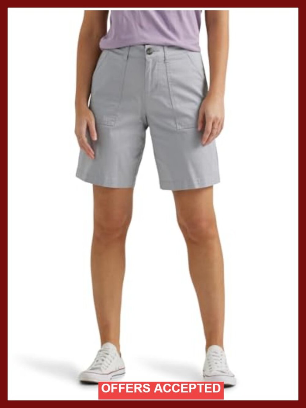 Women's Ultra Lux Comfort Flex-to-Go Utility Bermuda Shorts